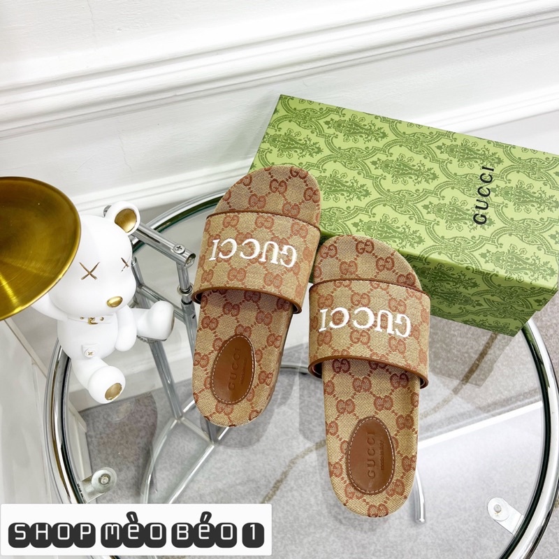 Dép gc quai ngang hoạ tiết fullbox