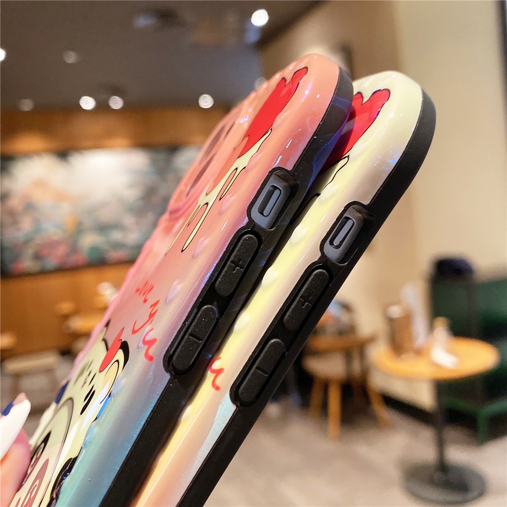 Ốp Điện Thoại TPU Dẻo Họa Tiết Gấu Trúc Đội Nón Dễ Thương Cho iPhone 13 12 11 Pro Max 12Pro 13Pro X XR XS Max 7 8 Plus