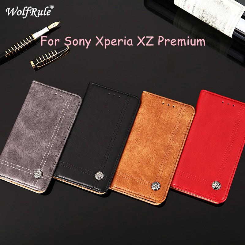 Bao da điện thoại nắp lật chất lượng cao cho Sony Xperia XZ Premium