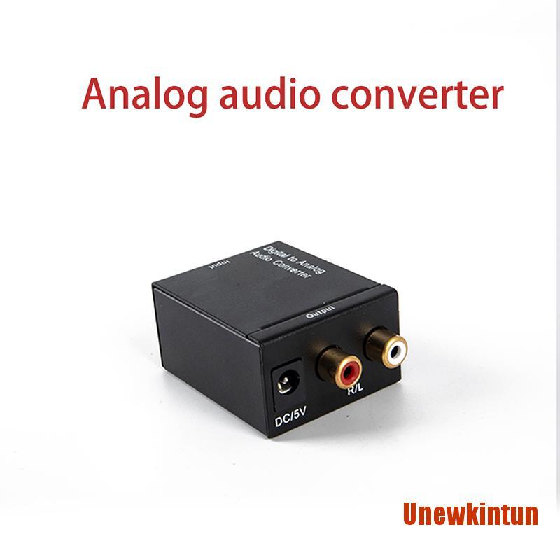 UNEWUN Digital to Analog Audio Converter Fiber Toslink Coaxial Signal Audio Decod