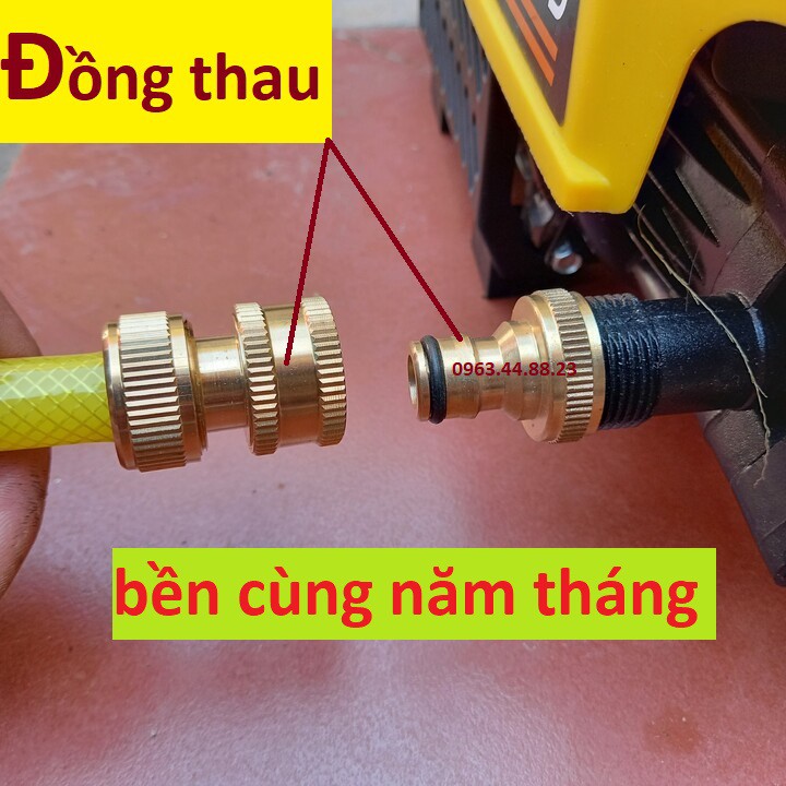 KHỚP NỐI ĐỒNG ĐẦU NƯỚC VÀO CHO MÁY RỬA XE