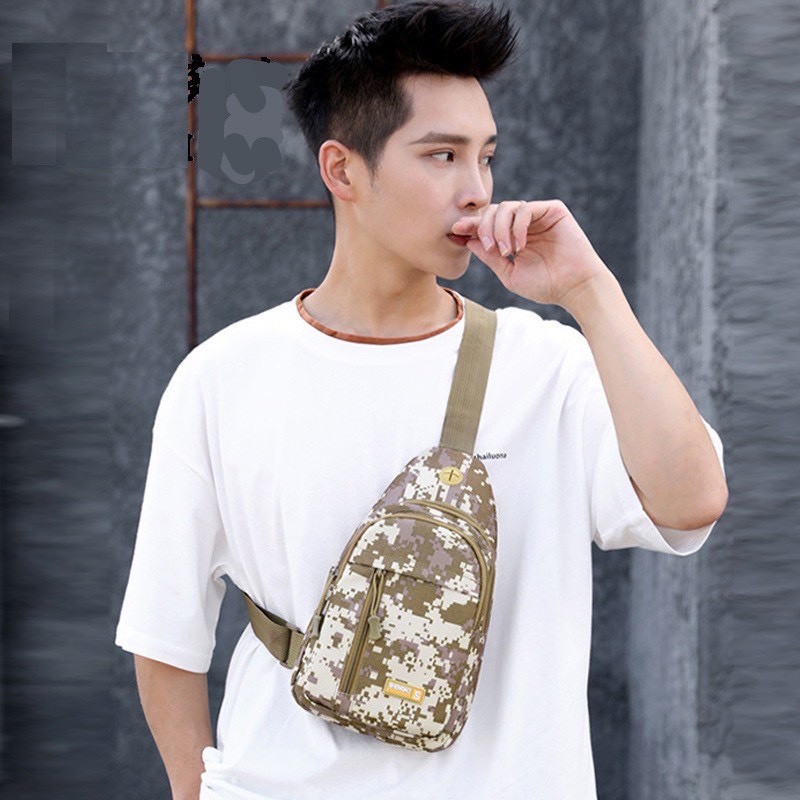 Túi Đeo Chéo Rằn Ri ARMY Nam 200CAM