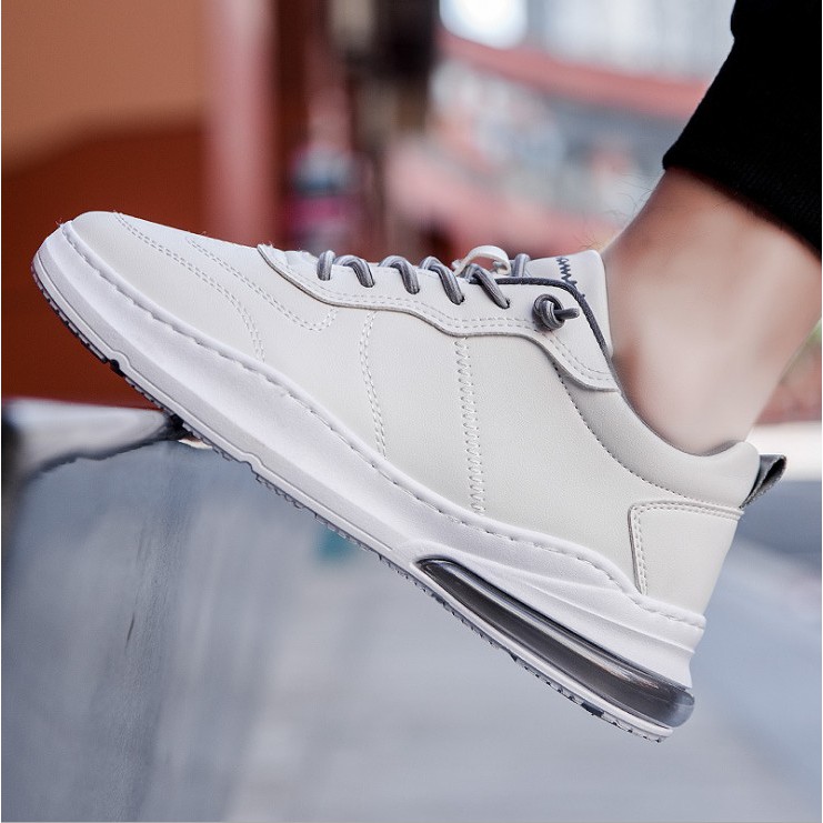 [ HOT SALE] Giày Sneaker nam thể thao màu trắng đế khâu cao cấp SP - 319 | BigBuy360 - bigbuy360.vn
