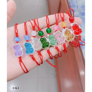Vòng chỉ đỏ mix tỳ hưu bạc