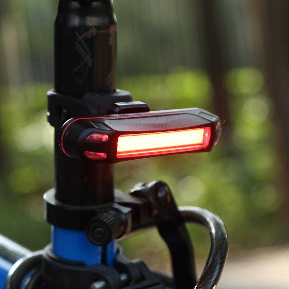 Đèn LED phía sau xe đạp 100LM chống thấm nước với cổng sạc USB
