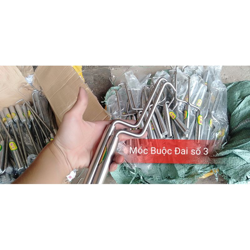 combo 2 Móc Buộc Đai số 3 inox
