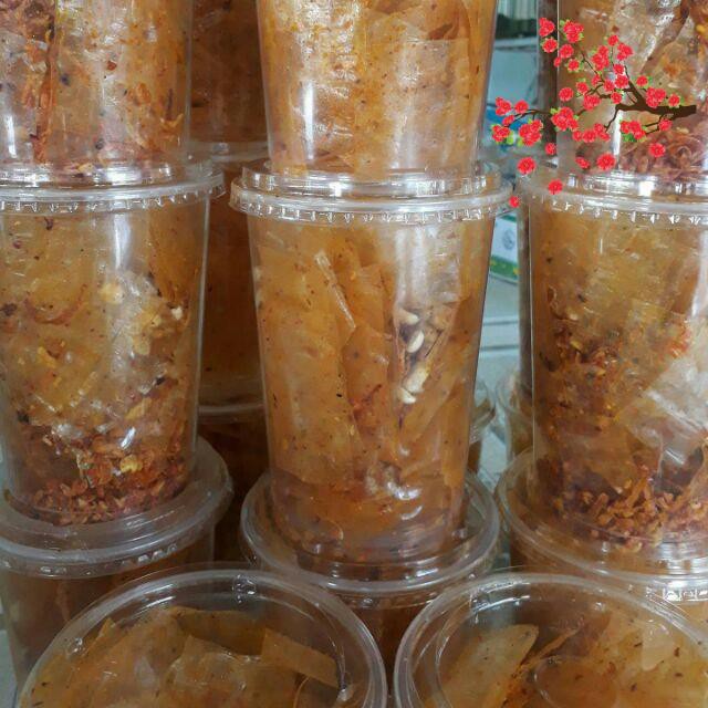 [100G] Bánh Tráng Trộn Ly vị tôm hành phi