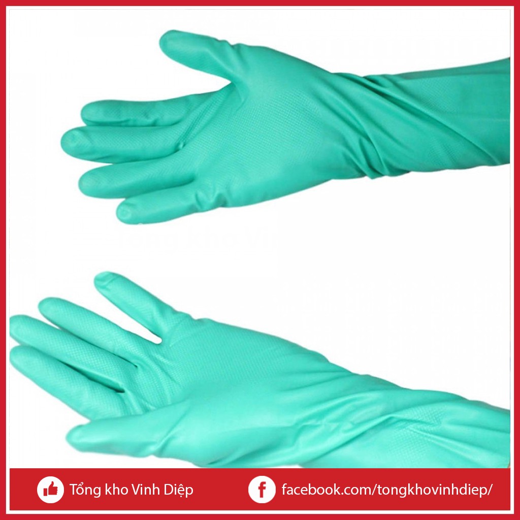 Găng tay cao su chống hóa chất bảo hộ, găng tay rửa bát hàng Malaysia cao cấp
