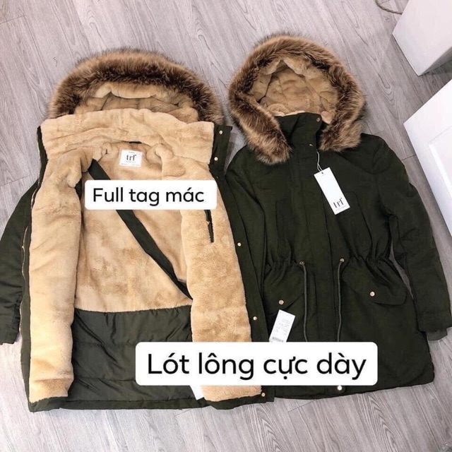 Áo parka zara xuất xịn