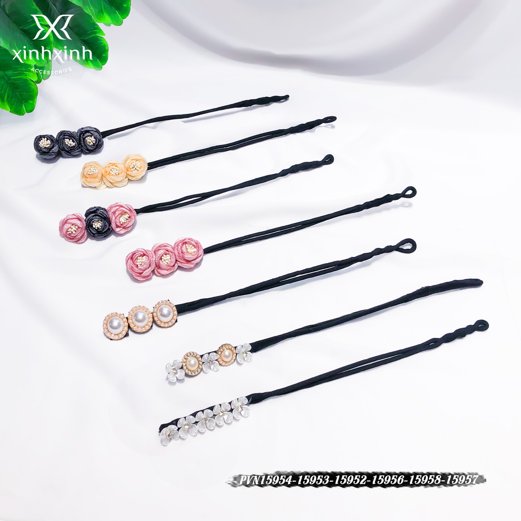 Dụng cụ kẹp búi tóc, thanh quấn tóc dẻo thông minh Hot Trend Hàn Quốc - Xinh Xinh Accessories