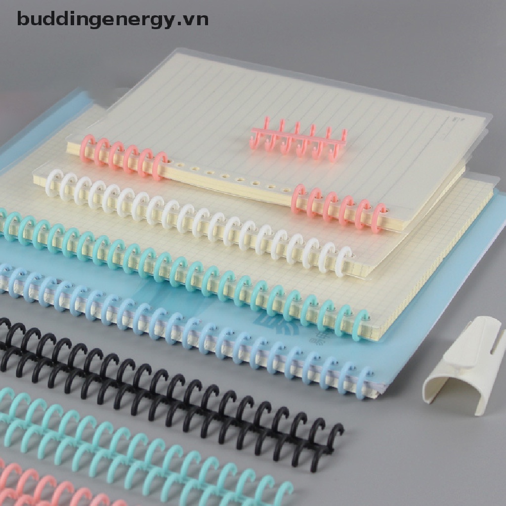Vòng Kẹp Giấy / Notebook 30 Lỗ Khổ A4 A5 A6 Bằng Nhựa Tiện Dụng DIY