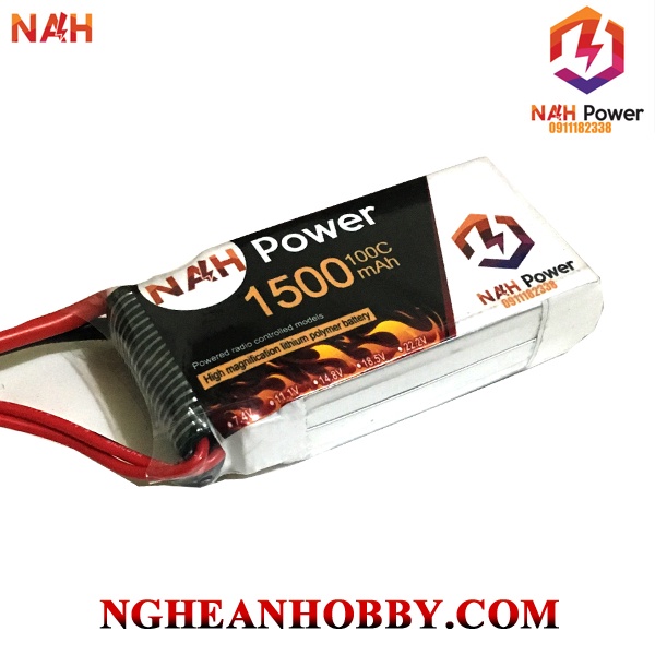 Pin Lipo 3S 11.1v 1500mAh 100C
