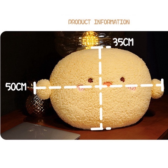 Martoon Gấu Bông Thỏ Khủng Long Lợn Gà Đồ Chơi Sang Trọng Gối Mềm Lưng Sofa Đệm Cho Bé Gái