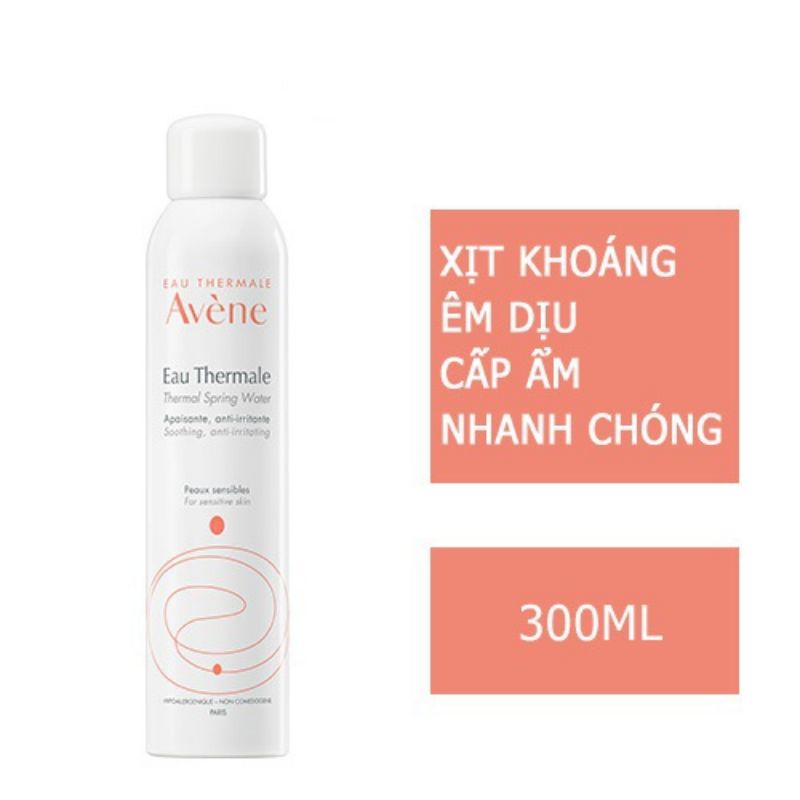 [CHÍNH HÃNG 100%] XỊT KHOÁNG LÀM DỊU DA, CHỐNG KÍCH ỨNG  Avene Thermal Spring Water 50-150- 300ml