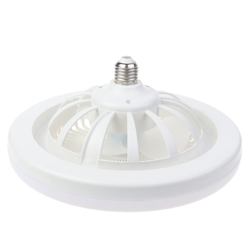 Quạt Trần Điều Khiển Từ Xa 3 Tốc Độ Có Đèn LED 3 Màu AC 86V-265V E27 30W 10.2 inch