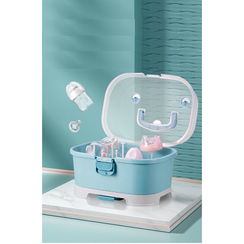 [Haobaby Shop] Khay đựng bình sữa có nắp đậy Jupin - giá úp bình sữa Jupin mới phiên bản 2021