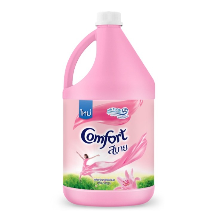 Nước xả vải COMFORT Thái Lan các màu can to 3300ml 🇹🇭 xả quần áo thơm com fo compho com pho mềm vải hồng xanh trắng