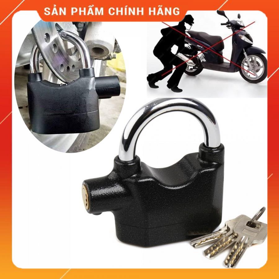 Khóa chống trộm xe máy có còi báo động thông minh,bộ khóa nhà cửa có còi hú chống trộm msp21536