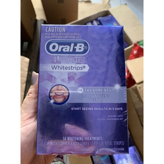 (Thanh lý) Miếng dán trắng răng Oral-b 3D White