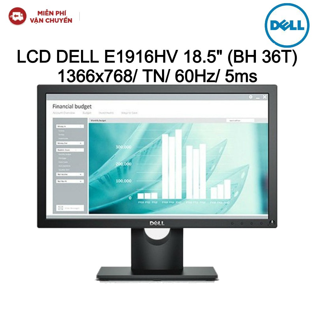 Màn hình máy tính LCD DELL E1916HV 18.5 INCH 1366x768