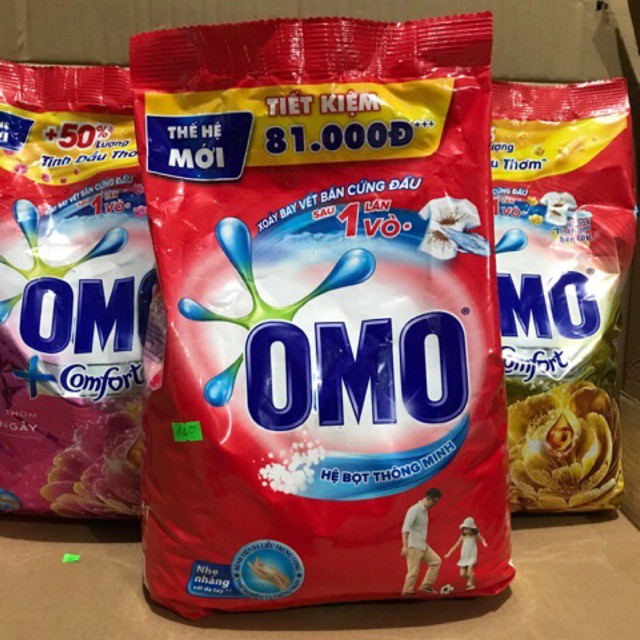 Bột giặt tay Omo loại 4,5kg-4,1kg comfort mới
