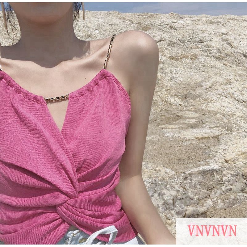 Áo Tanktop Không Tay Trơn Màu Xinh Xắn Dành Cho Nữ | BigBuy360 - bigbuy360.vn