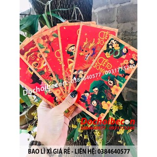 Bao lì xì tết 2021 - Sỉ 100 cái - Nhiều mẫu