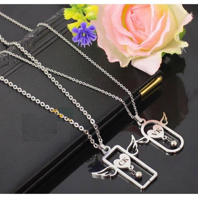 Dây chuyền cặp chữ VK CK