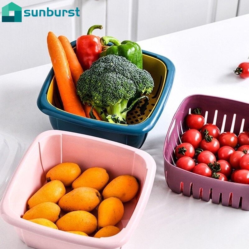 Rổ Đựng Thực Phẩm Có Nắp Đậy Tiện Lợi