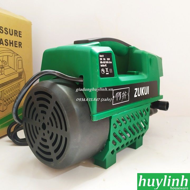 Máy rửa xe tự hút Zukui S1 - 2000W - (Osaka 2000W) - Tặng bình phun xà bông