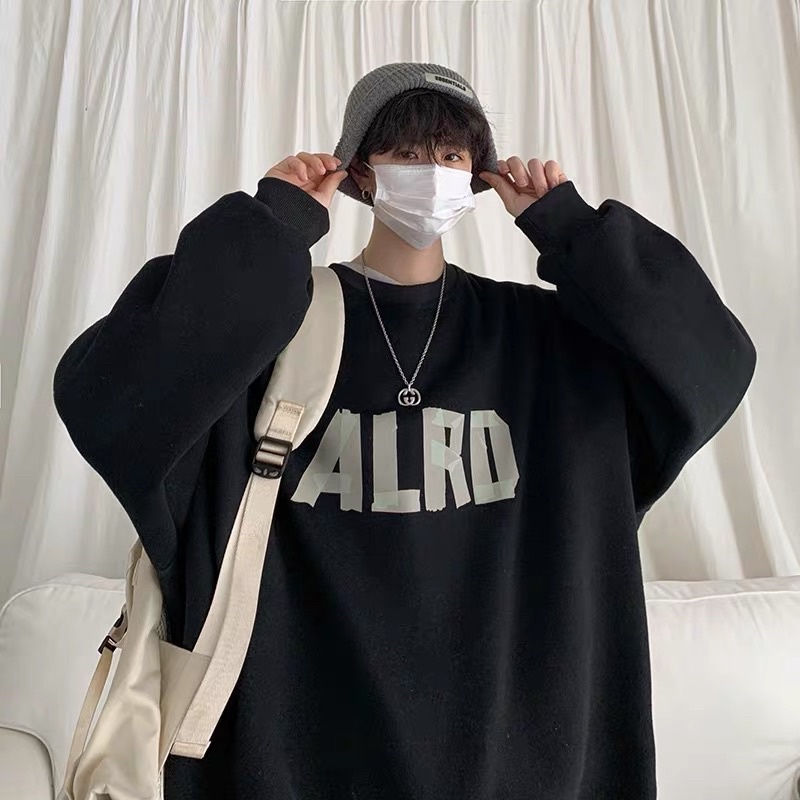 Áo Sweater Nỉ Bông Dài Tay Unisex ALRD