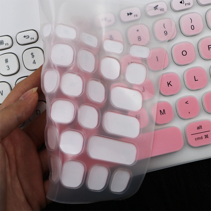 Miếng Dán Bảo Vệ Bàn Phím Bằng Silicon Siêu Mỏng Cho Logitech K480