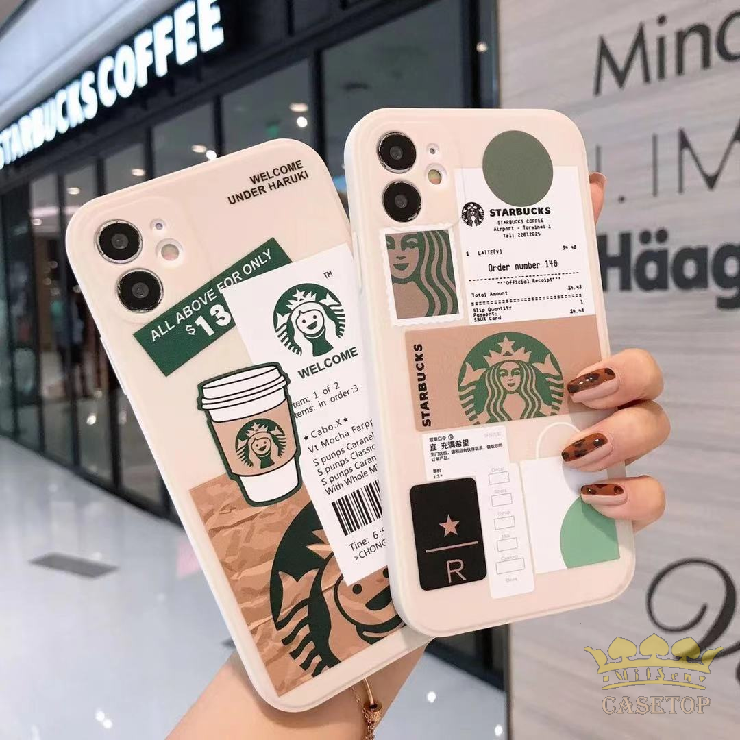 STARBUCKS Ốp Điện Thoại Cho Oppo A15S Reno 4 5f A94 F19Pro A3S A15 A12 A5S A7 A9 A5 2020 Reno 5 A1K A11 A53 A33 2020 A12E Reno 4f Reno 4lite A92 A52 A72 A31 2020 A11K