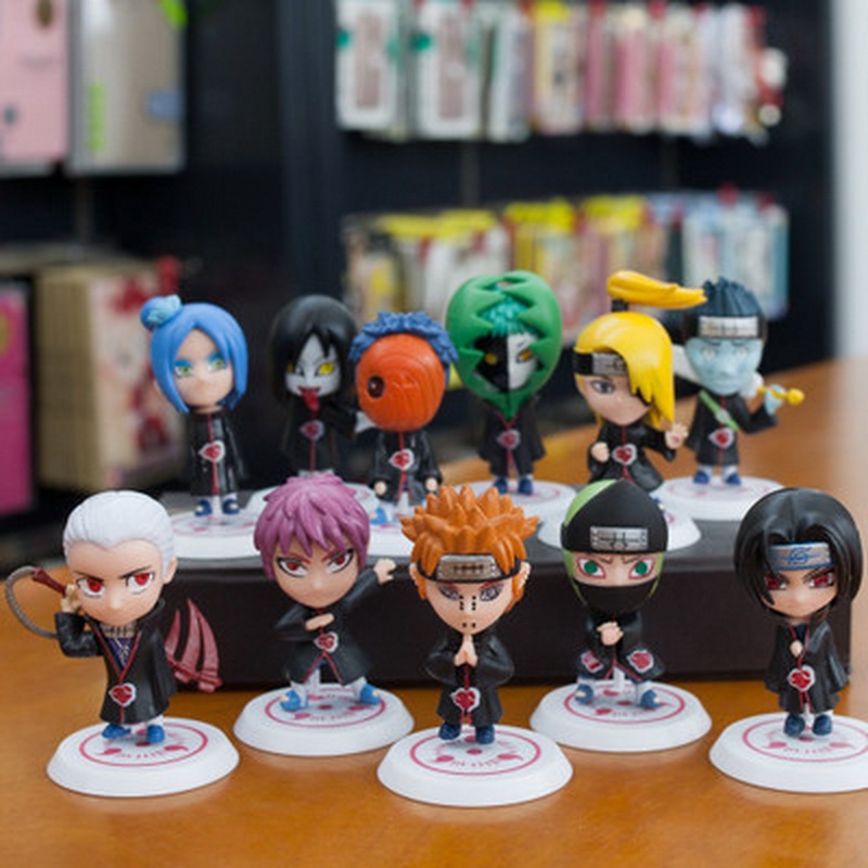 Mô hình nhân vật Naruto, Mô hình anime trang trí, Itachi, Sasuke, Garaa, Naruto