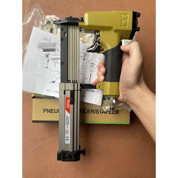 Súng bắn đinh đồng - đinh chỉ P630 Metie - Dùng máy nén khí