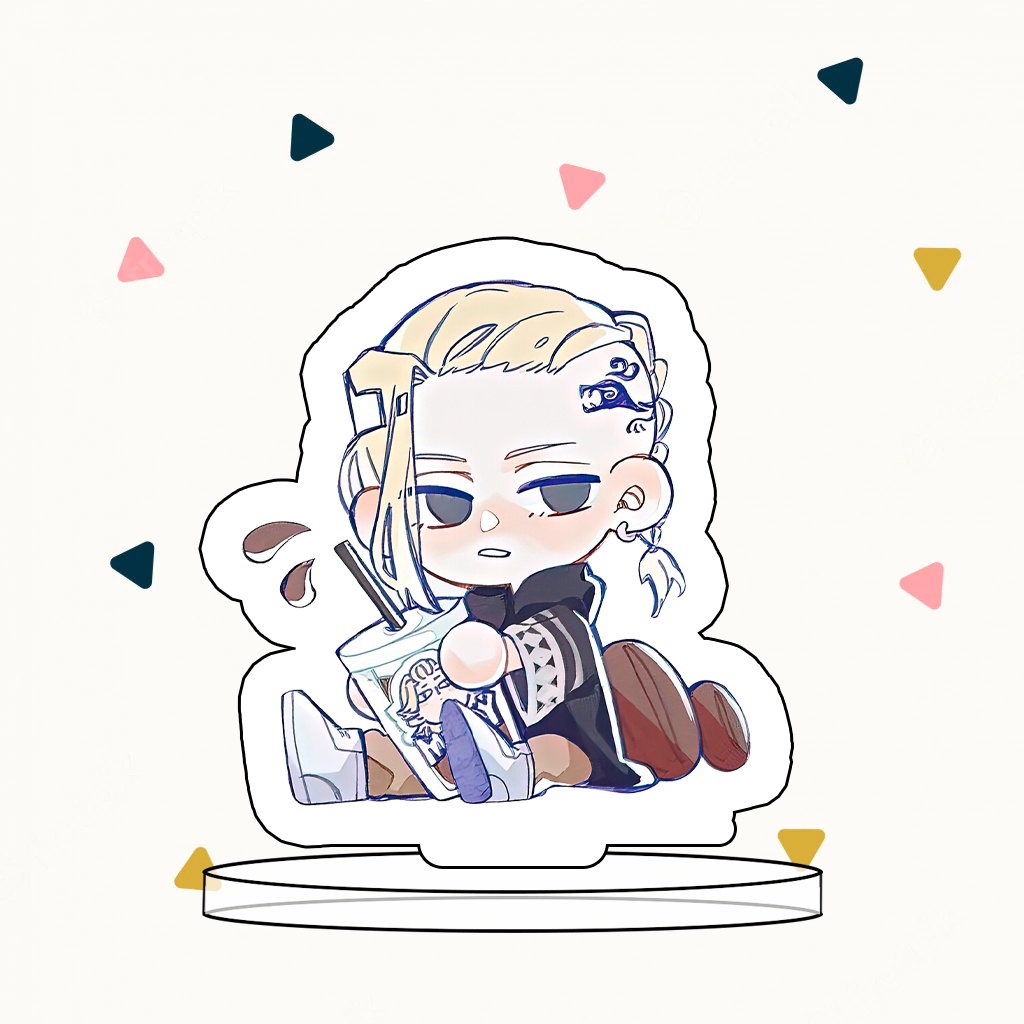 ( ÔM ĐỒ UỐNG ) Standee mini TOKYO REVENGERS Mô hình mica anime chibi xinh xắn