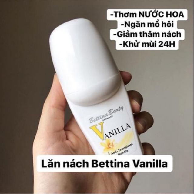 Lăn Khử Mùi Nách Hương Nước Hoa Vanilla Bettina Barty Cho Nữ 50ml Của Đức - Shop Sunflower