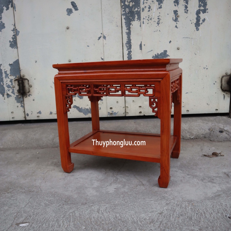 Đôn Chữ Nhật Kê Phòng Khách Gỗ Hương Mặt 35x50 Cao 50,60,70,80