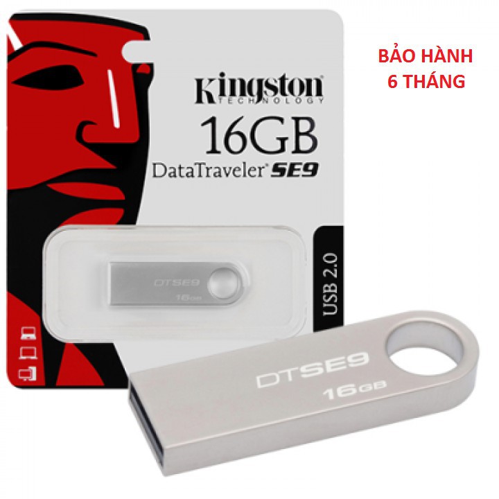 Usb Kingston, 4GB - 8GB - 16GB - 32GB Usb - Vỏ Kim Loại Chống Va Đập (bảo hành 6 tháng)