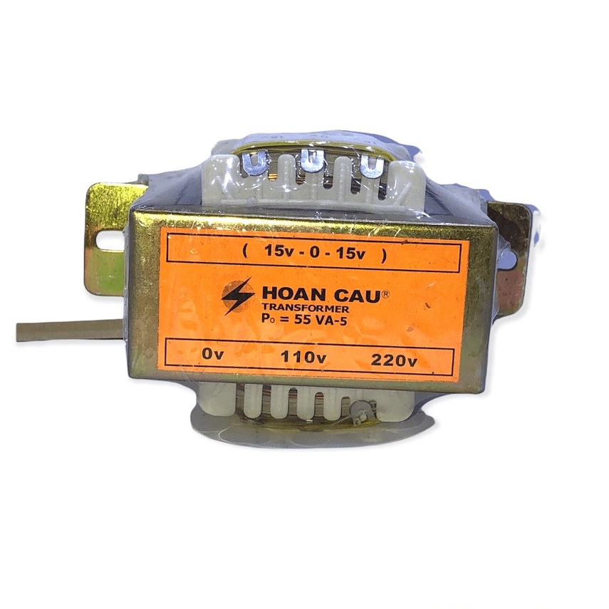 Biến Áp Đối Xứng 15V 5A Siêu Bền (Hoàn Cầu)