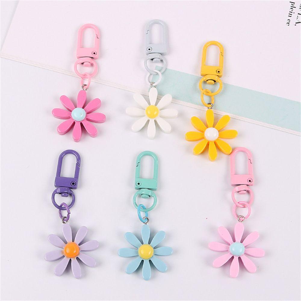 LANFY Giá Đỡ Chìa Khóa / Ba Lô Bằng Resin Hình Hoa Cho Nữ