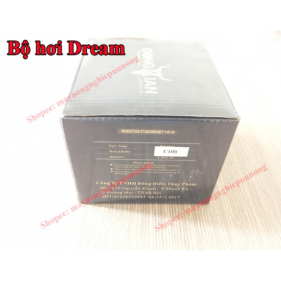 Bộ hơi xe dream - Bộ nòng xi lanh dream C100 Gang