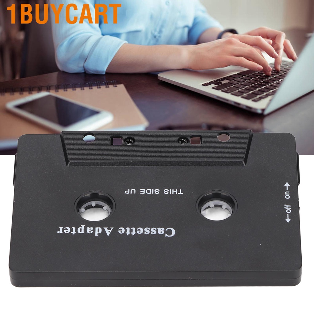 1buycart Bluetooth Cassette Adapter Noise Reduction Stereo High Fidelity Tape Aux Receiver for Car Tablet