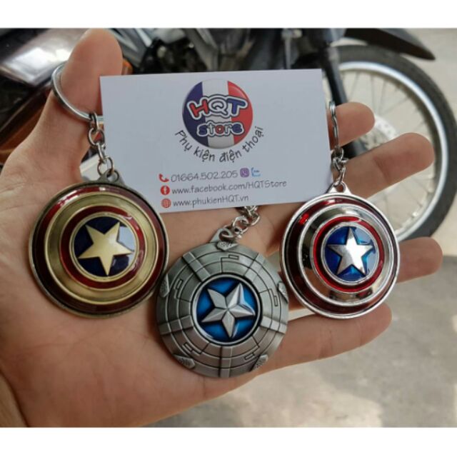 Móc khóa khiên Captain America Winter Solider