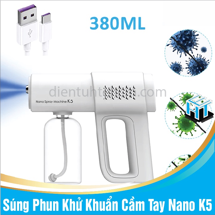 Súng Phun Khử Khuẩn Cầm Tay Nano K5