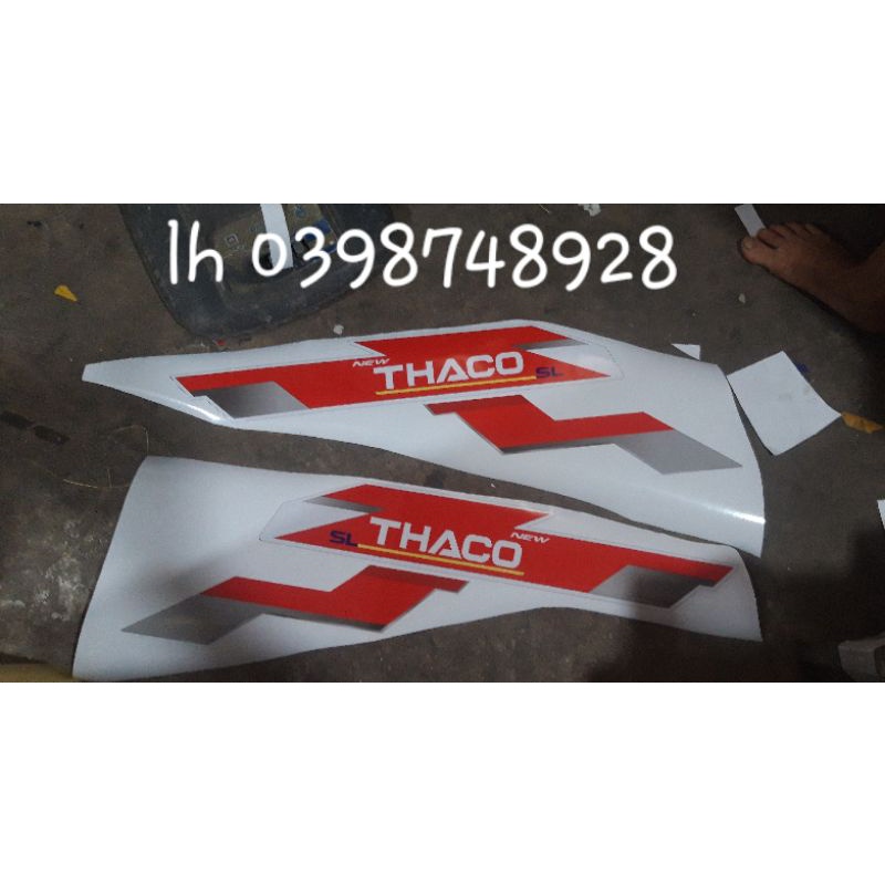 CẶP TEM CÁNH CỬA THACO DÁN TRANG TRÍ CÁNH CỬA XE THACO