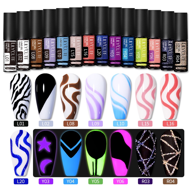 UR SUGAR Bộ 10-14 Lọ Gel Sơn Móng Tay 5ml DIY