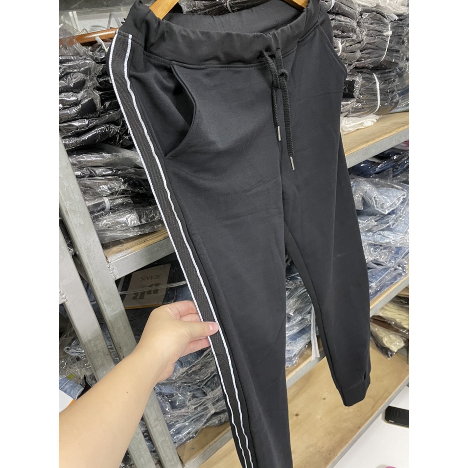 Quần Joger Viền Nam Chất Thun Dày Cao Cấp Lẻ Size Sale