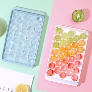 Combo 5 Khuôn, Khay nhựa làm đá, làm thạch 33 ô có nắp đậy