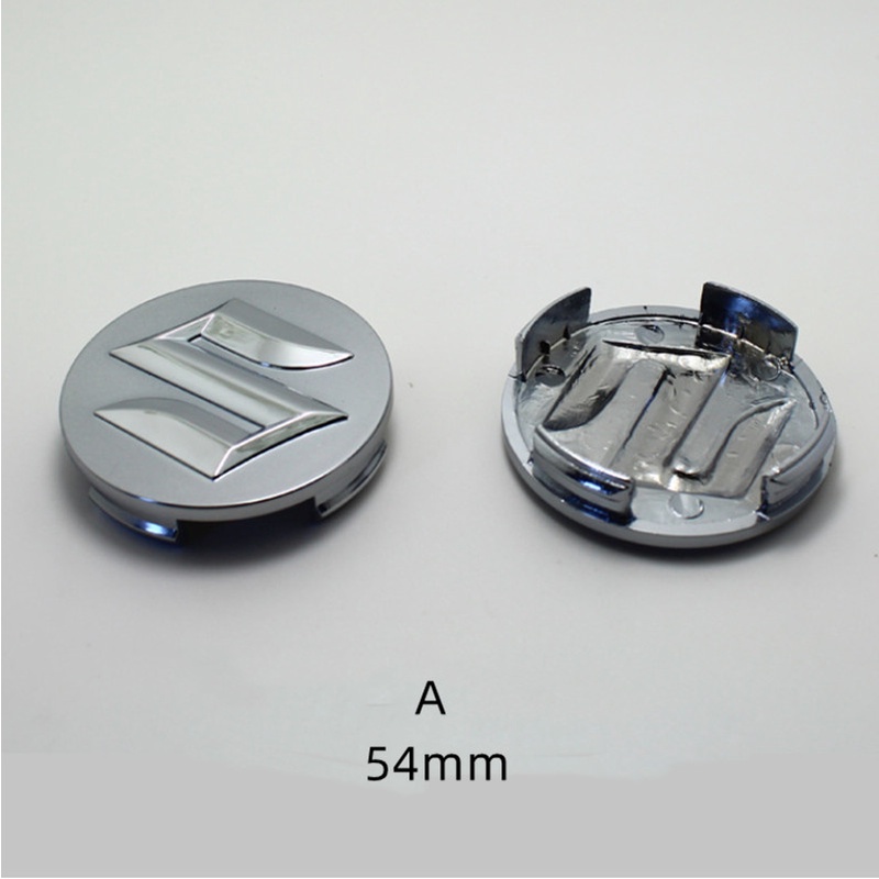 Set 4 Nắp Đậy Trục Bánh Xe Hơi Suzuki 54mm 58mm 60mm Bằng Hợp Kim